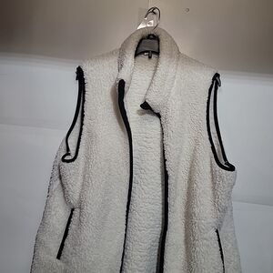 No Boundaries White Fleece Vest